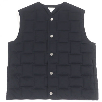 Bottegaveneta Vest 700402 Nylon Black Intrecciato Down Vest Xxl