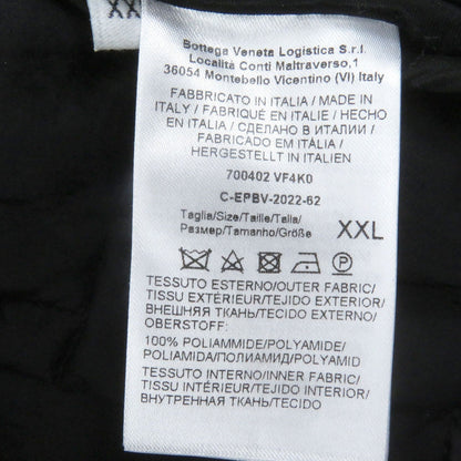 Bottegaveneta Vest 700402 Nylon Black Intrecciato Down Vest Xxl