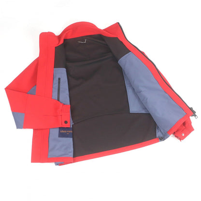 Louis Vuitton Mountain Hoodie Nylon Red Gray 46