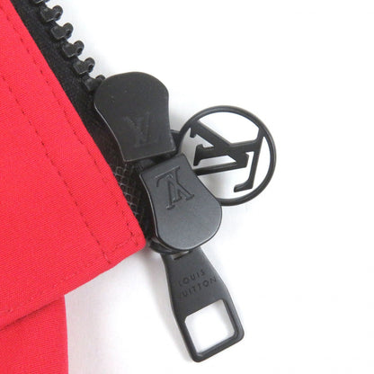 Louis Vuitton Mountain Hoodie Nylon Red Gray 46