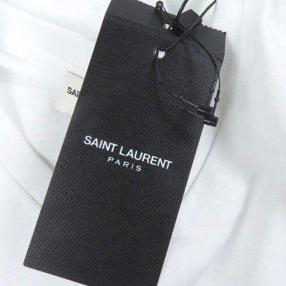Saint Laurent Paris Short Sleeve T-Shirt 464572 Cotton White Xs