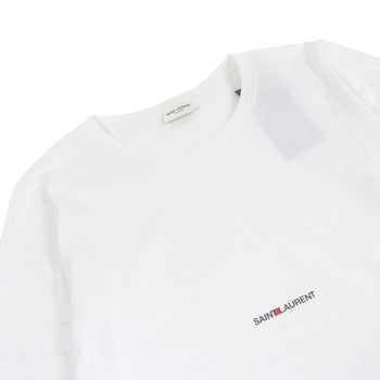 Saint Laurent Paris Short Sleeve T-Shirt 464572 Cotton White Xs
