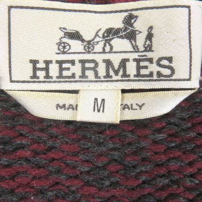 Hermes Sweater Cashmere Bordeaux Grey M