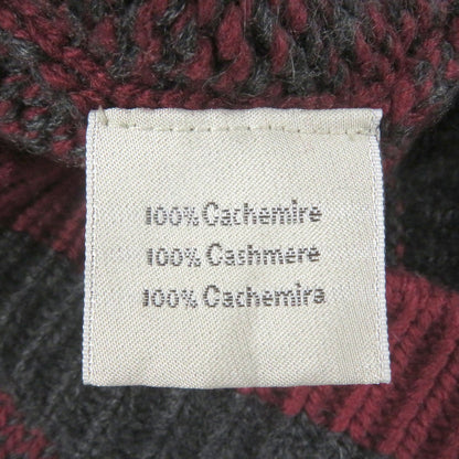 Hermes Sweater Cashmere Bordeaux Grey M