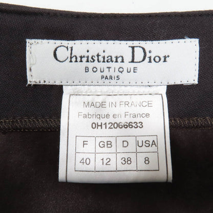 Christian Dior One Piece 0H12066633 Wool Brown 40