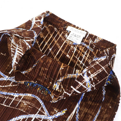 Pleats Please Skirt Pp43-Jg585 Polyester Brown Type 2
