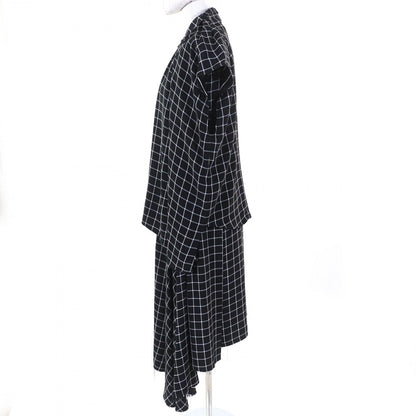 Balenciaga Ensemble 556247 Rayon Black White 34