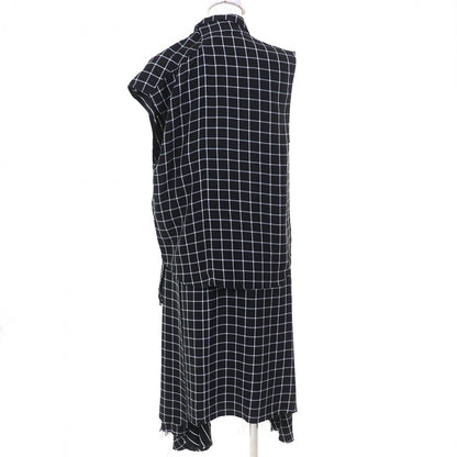 Balenciaga Ensemble 556247 Rayon Black White 34