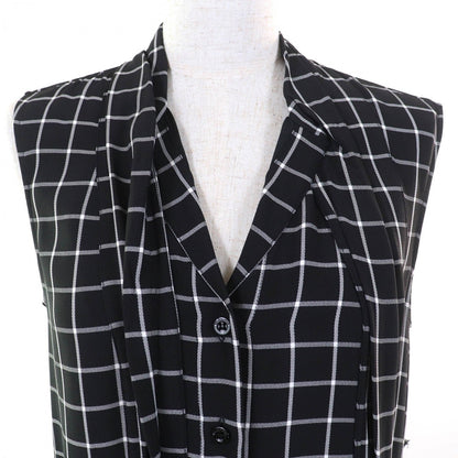 Balenciaga Ensemble 556247 Rayon Black White 34
