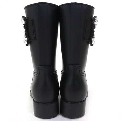 Rogervivier Short Boots Rubber Black Tempet Viv 37