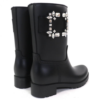 Rogervivier Short Boots Rubber Black Tempet Viv 37