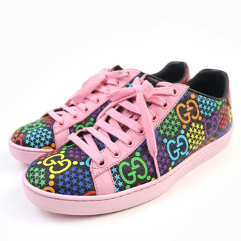 Gucci Low Cut Sneakers 610086 Leather Multicolor 36.5
