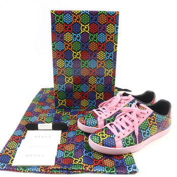 Gucci Low Cut Sneakers 610086 Leather Multicolor 36.5