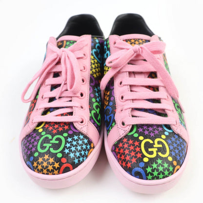 Gucci Low Cut Sneakers 610086 Leather Multicolor 36.5