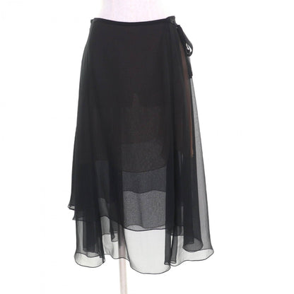 Chanel Skirt P70007 Silk Black 38