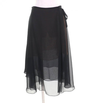 Chanel Skirt P70007 Silk Black 38