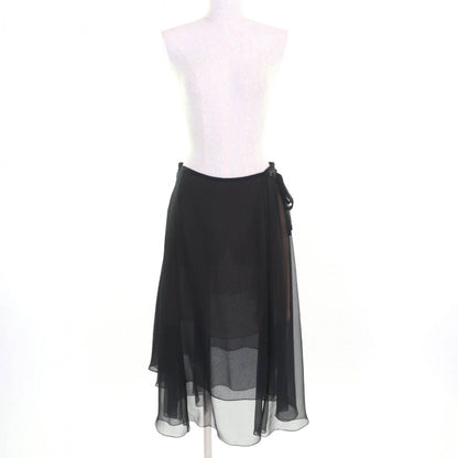Chanel Skirt P70007 Silk Black 38