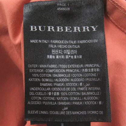 Burberry Coat 45480081 Wool Pink Type Xxs