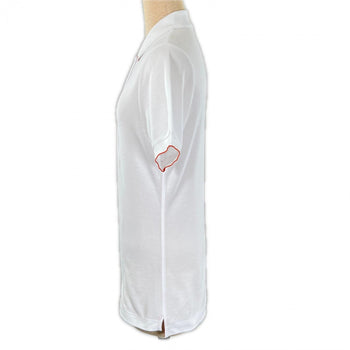 Hermes Short Sleeve Polo Shirt Cotton White L