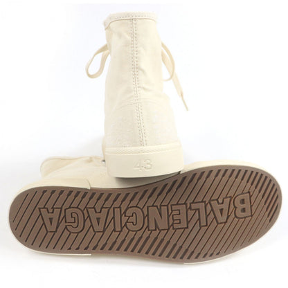 Balenciaga High Cut Sneakers 688752 Canvas Ivory Paris High Top 43