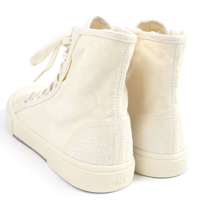 Balenciaga High Cut Sneakers 688752 Canvas Ivory Paris High Top 43