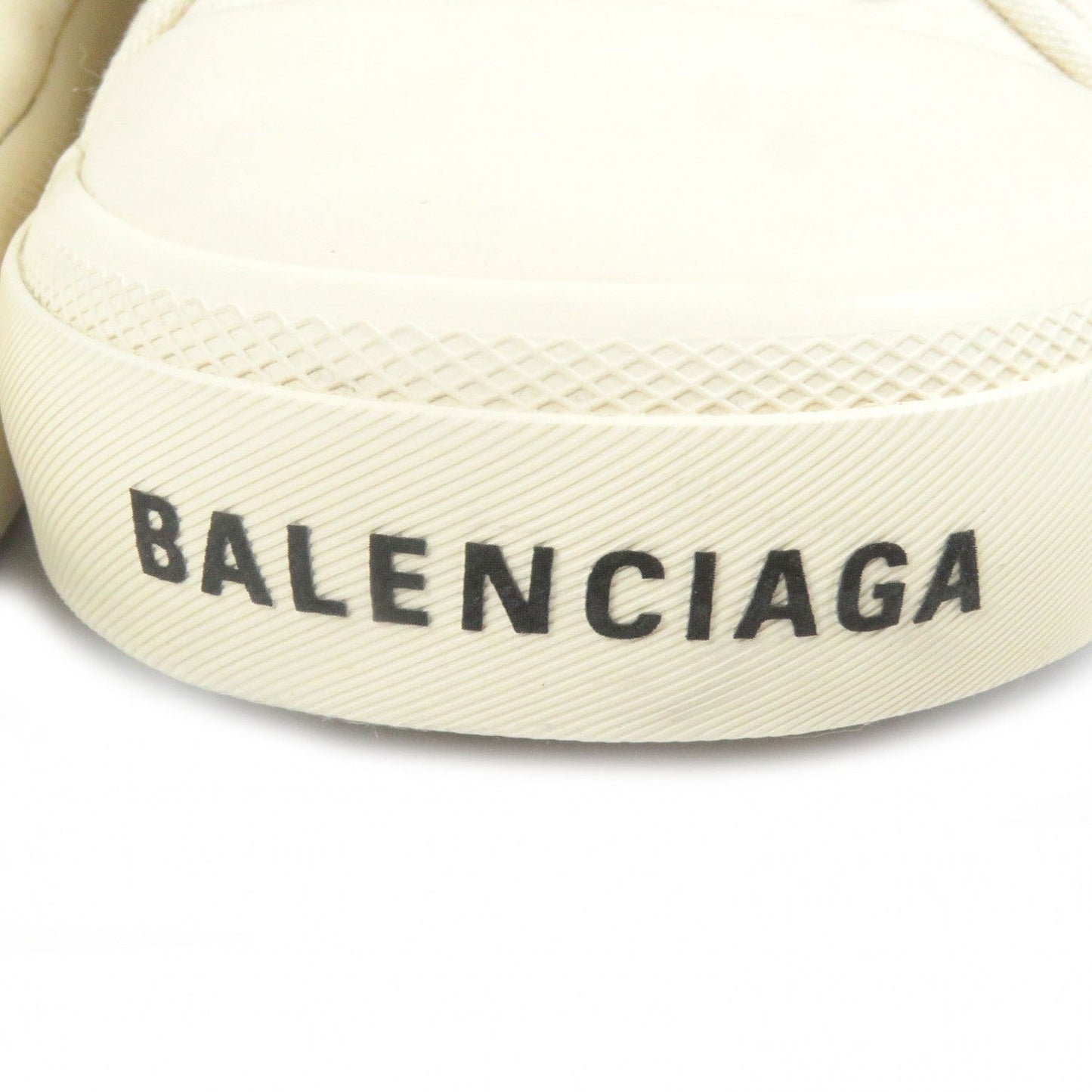 Balenciaga High Cut Sneakers 688752 Canvas Ivory Paris High Top 28.5