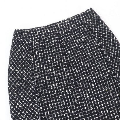Chanel Tweed Skirt P39620V28543 Wool Black Type 38