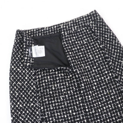 Chanel Tweed Skirt P39620V28543 Wool Black Type 38