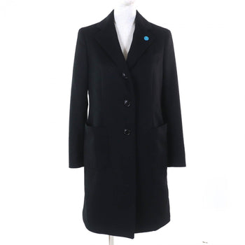 Lardini Coat Wool Black 42