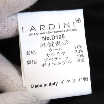 Lardini Coat Wool Black 42