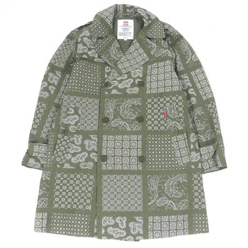 Supreme Coat Cotton Khaki Millitary Trench Coat S
