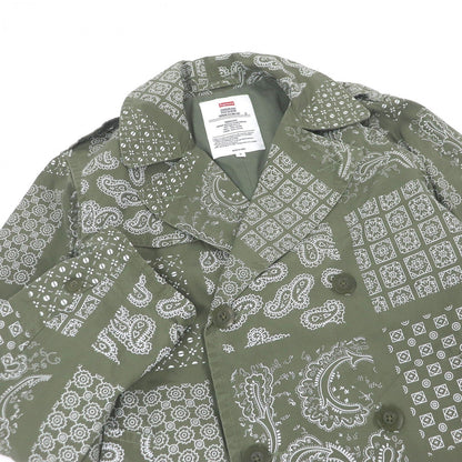 Supreme Coat Cotton Khaki Millitary Trench Coat S