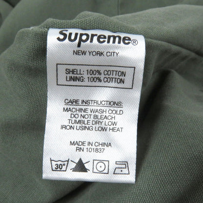 Supreme Coat Cotton Khaki Millitary Trench Coat S