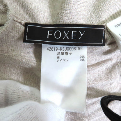Foxey Cardigan 42619 Linen Beige Equivalent To S-M Size