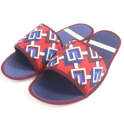 Gucci Other Shoes 662431 Silk Red Navy Xl