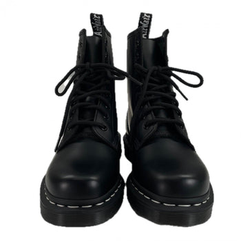 Dr.Martens Boots Leather Black 1460 White Stitch 8 Hole Uk4