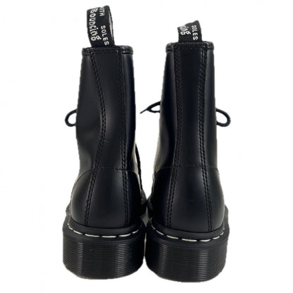 Dr.Martens Boots Leather Black 1460 White Stitch 8 Hole Uk4