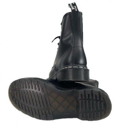 Dr.Martens Boots Leather Black 1460 White Stitch 8 Hole Uk4