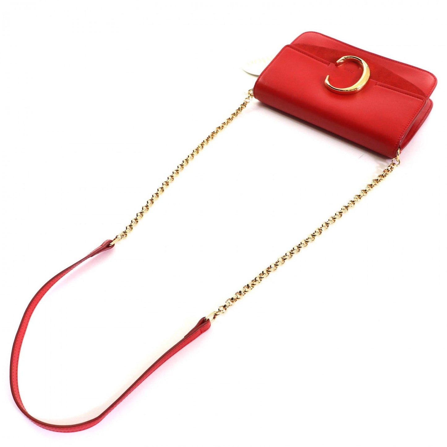 Chloe Shoulder Bag Chc19Ss192A37640 Cowhide Red