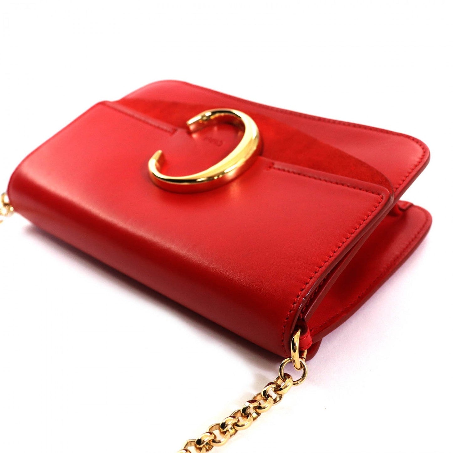 Chloe Shoulder Bag Chc19Ss192A37640 Cowhide Red
