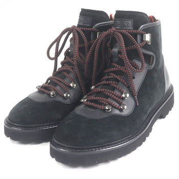 Bally Boots Suede Leather Black Laurel Eu