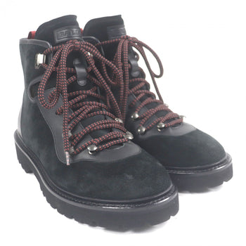 Bally Boots Suede Leather Black Laurel Eu
