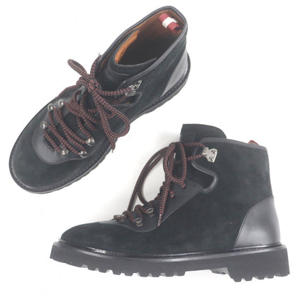 Bally Boots Suede Leather Black Laurel Eu