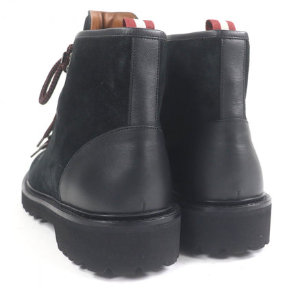 Bally Boots Suede Leather Black Laurel Eu