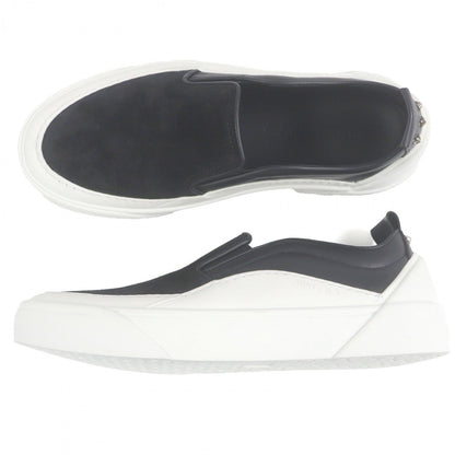 Jimmy Choo Low Cut Sneakers Suede Leather Black Choo V.B.C Slip On 39