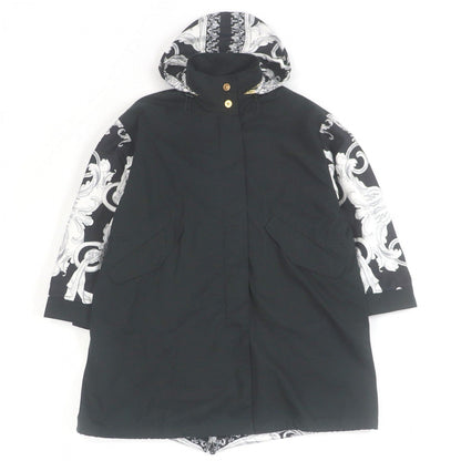 Versace Mod Coat Cotton Black 40