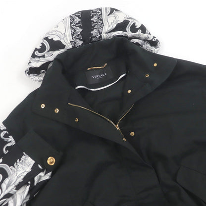Versace Mod Coat Cotton Black 40