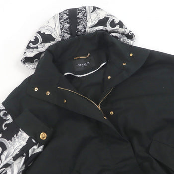 Versace Mod Coat Cotton Black 40