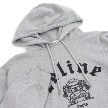 Celine Hoodie Ry08M670Q Cotton Gray Xs