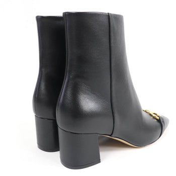 Salvatore Ferragamo Ankle Boots Lambskin Black 5.5